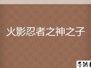 众神之子火影忍者，S级忍者招牌技能深度剖析