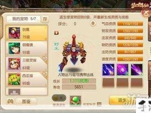 梦幻诛仙手游攻略，神兽魔兽获取途径与管理技巧