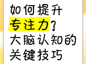 职场专注力提升：如何在工作中有效避免分心？